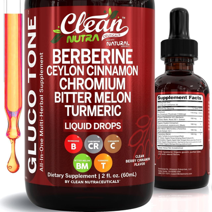 Clean Nutra Berberine Liquid Drops – Advanced GLP-1 Support Formula