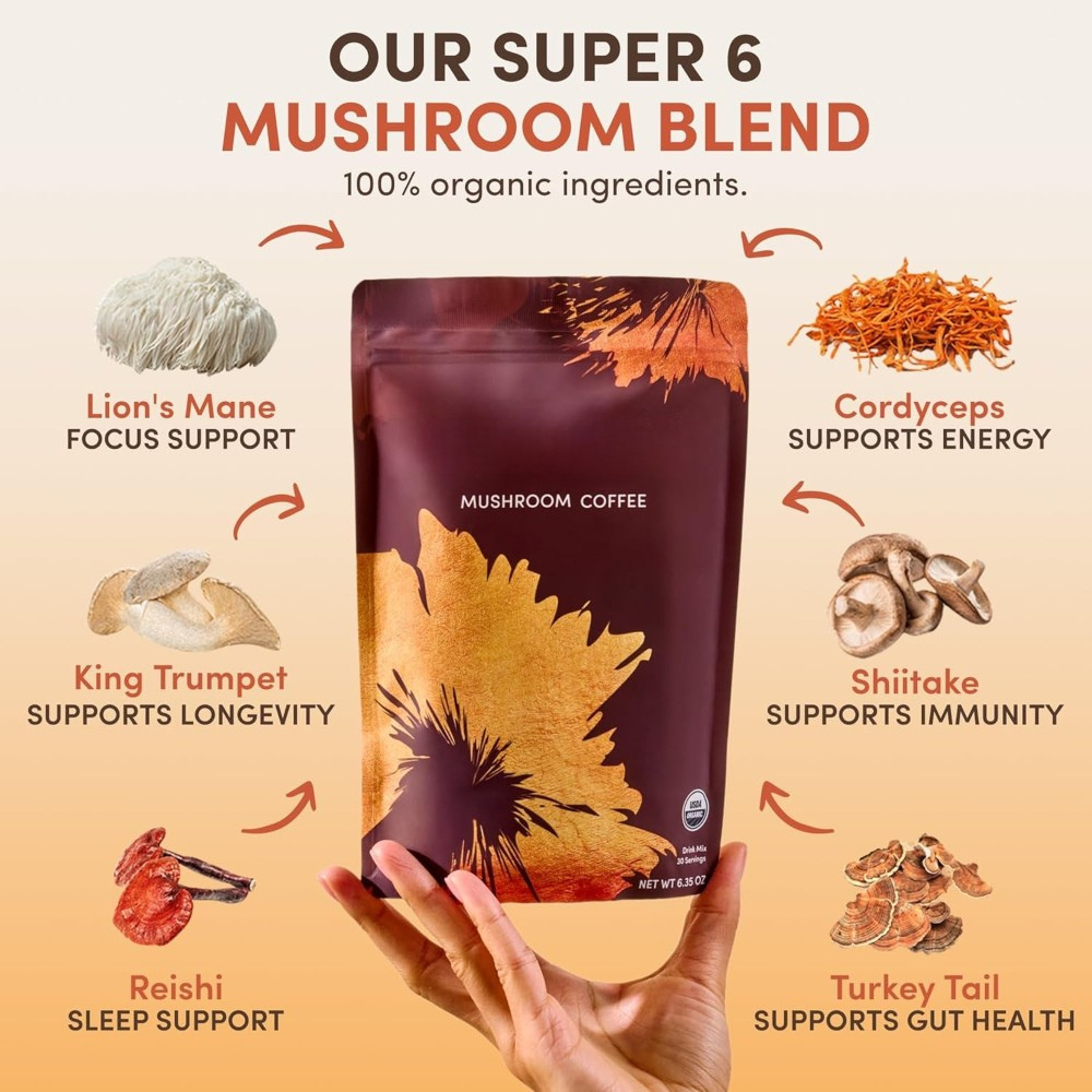 Mushroom Coffee – Daily Energy & Wellness Blend