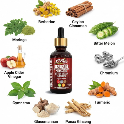 Clean Nutra Berberine Liquid Drops – Advanced GLP-1 Support Formula