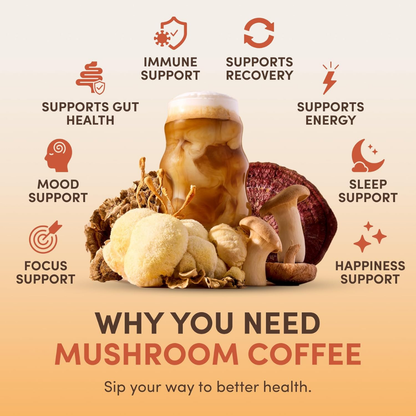 Mushroom Coffee – Daily Energy & Wellness Blend