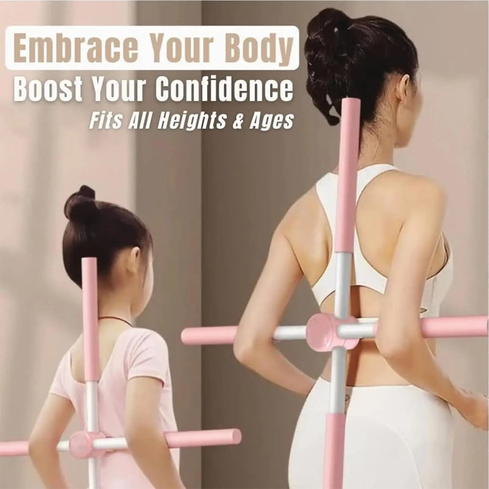 2026 Stretching Stick Telescopic Pilates Stick Neck Hump Corrector Rod for Teens Children Workplace Fitness Yoga Pilates Workout