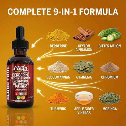Clean Nutra Berberine Liquid Drops – Advanced GLP-1 Support Formula
