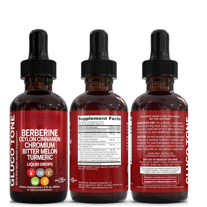 Clean Nutra Berberine Liquid Drops – Advanced GLP-1 Support Formula
