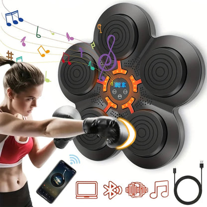 Intelligent Music Boxing Target Electronic Boxing Machine Children'S Boxing Training Equipment Home Fighting Boxing Wall Target