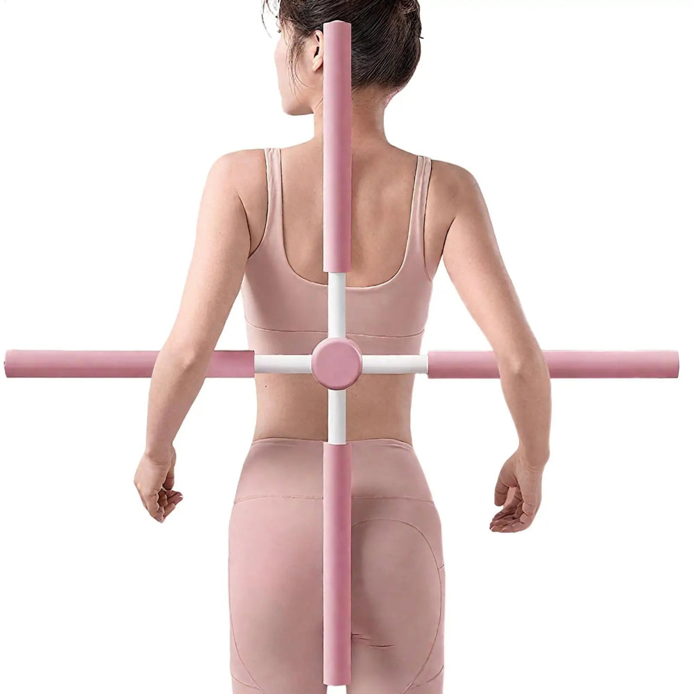 2026 Stretching Stick Telescopic Pilates Stick Neck Hump Corrector Rod for Teens Children Workplace Fitness Yoga Pilates Workout